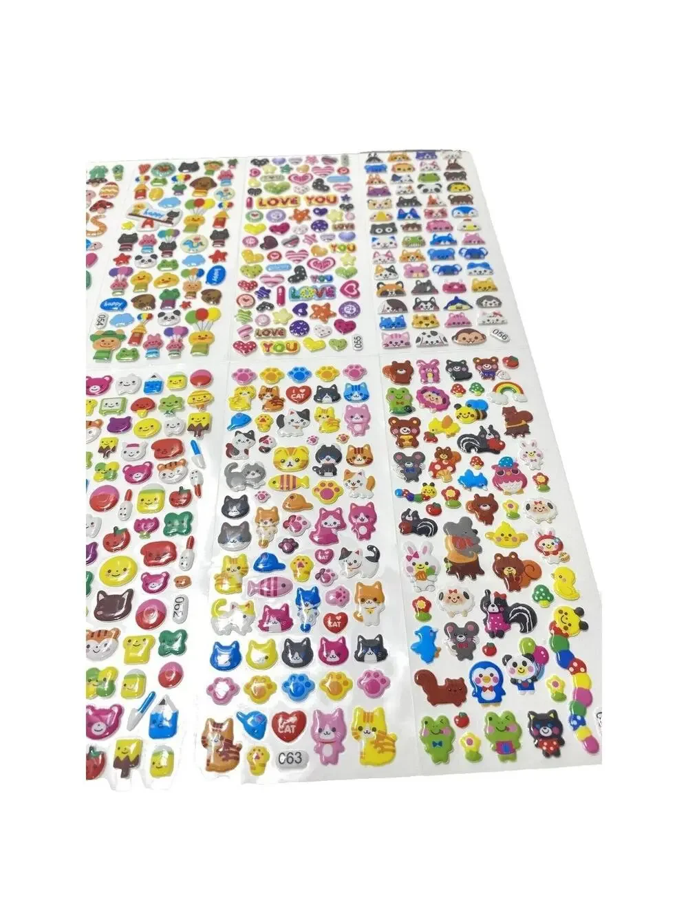 Puffy Stickers 16 Sheets If Stickers 3D Puffy Bubble Stickers Brand New